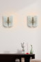 Opviq Tulip Sconce Lámpara de pared Blanca (2 piezas)
